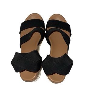 Soda Strappy Platform Sandal Size 6